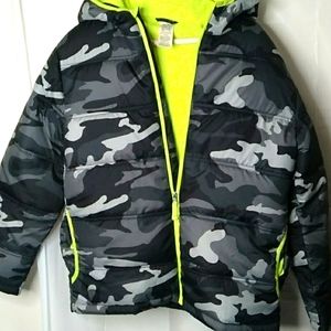 Faded Glory boys' camo jacket 14-16